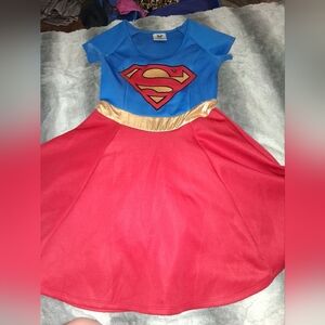 DC Comics Superhero Costume - Blue, Red, and Gold